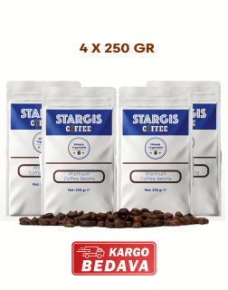 STAGIS Etiyopya Yirgacheffe 4x250 1,000.Gr Çekirdek Kahve