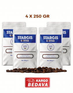 STARGIS Colombia 4x250 1,000.Gr Çekirdek Kahve